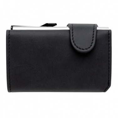 Logotrade promotional item image of: Standard aluminium RFID cardholder with PU wallet