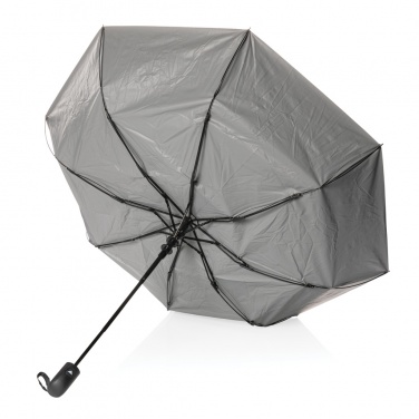Logo trade advertising products image of: 21" Impact AWARE™ RPET 190T Pongee dual colour mini umbrella