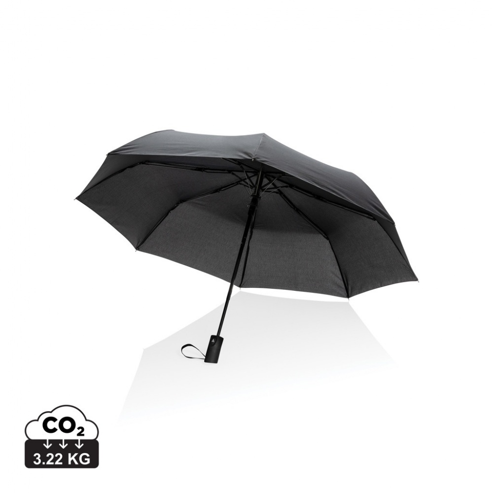 Logotrade promotional gift image of: 21" Impact AWARE™ RPET 190T mini auto open umbrella