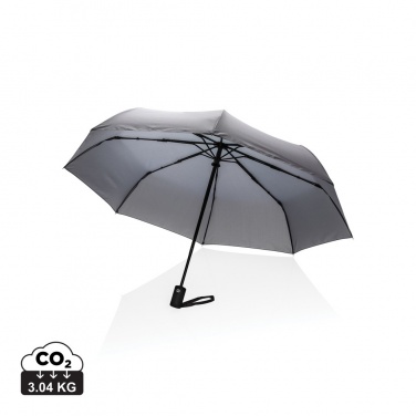 Logo trade promotional merchandise photo of: 21" Impact AWARE™ RPET 190T auto open/close umbrella