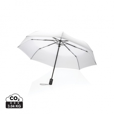 Logo trade promotional merchandise picture of: 21" Impact AWARE™ RPET 190T auto open/close umbrella