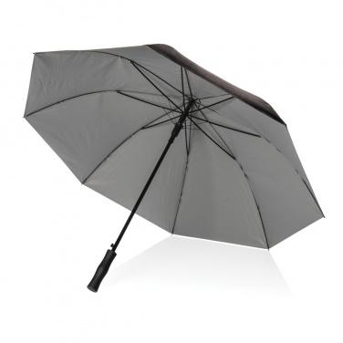 Logotrade promotional gift image of: 27" Impact AWARE™ RPET 190T dual colour auto open umbrella
