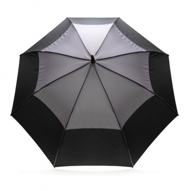Logo trade corporate gifts image of: 27" Impact AWARE™ RPET 190T auto open stormproof umbrella