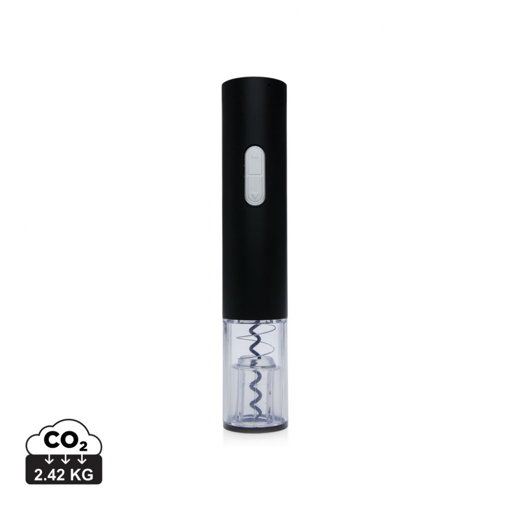 Logo trade promotional items image of: Electric wine opener - battery operated