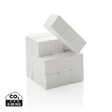 Logo trade promotional giveaway photo of: Wooden brain game in canvas pouch