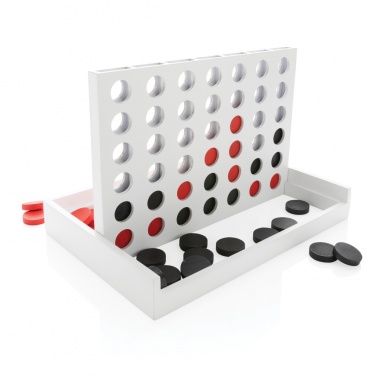 Logo trade promotional products picture of: Connect four wooden game