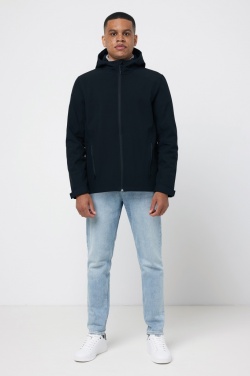 Logo trade business gift photo of: Iqoniq Makalu men recycled polyester soft shell jacket