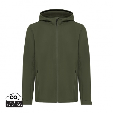 Logotrade advertising product image of: Iqoniq Makalu men recycled polyester soft shell jacket