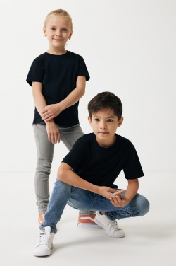 Logo trade business gift photo of: Iqoniq Koli kids lightweight recycled cotton t-shirt