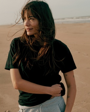 Logo trade corporate gifts picture of: Iqoniq Sierra lightweight recycled cotton t-shirt