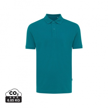 Logo trade promotional giveaways image of: Iqoniq Yosemite recycled cotton pique polo