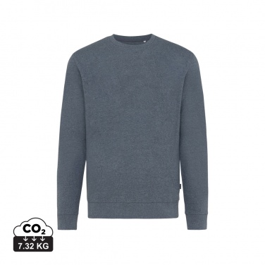 Logo trade promotional giveaways picture of: Iqoniq Denali recycled cotton crew neck undyed
