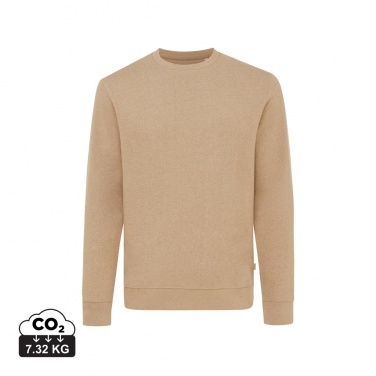 Logotrade advertising products photo of: Iqoniq Denali recycled cotton crew neck undyed