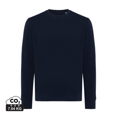 Logo trade corporate gifts image of: Iqoniq Etosha lightweight recycled cotton crew neck