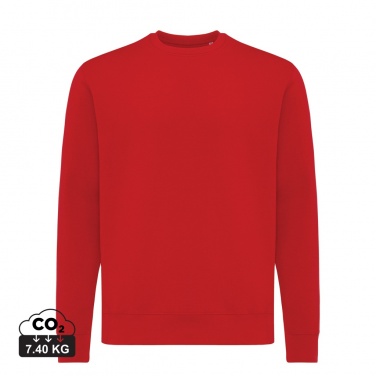 Logo trade corporate gifts image of: Iqoniq Etosha lightweight recycled cotton crew neck