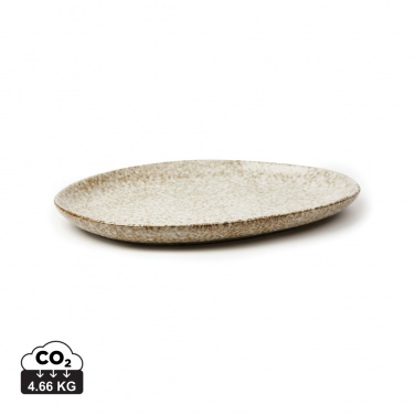 Logo trade promotional item photo of: VINGA Nuvem stoneware serving plate
