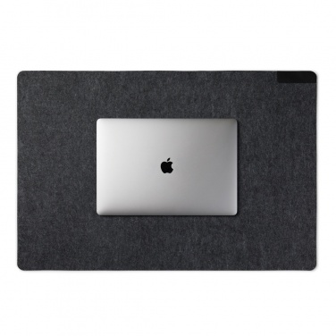 Logo trade promotional merchandise image of: VINGA Albon GRS recycled felt desk pad