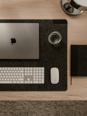Logotrade promotional gift picture of: VINGA Albon GRS recycled felt desk pad