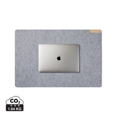 Logo trade business gift photo of: VINGA Albon GRS recycled felt desk pad
