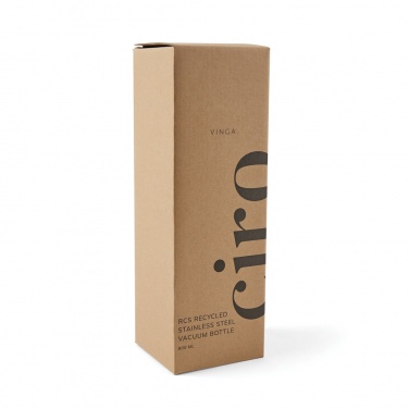 Logotrade promotional merchandise photo of: VINGA Ciro RCS recycled vacuum bottle 800ml