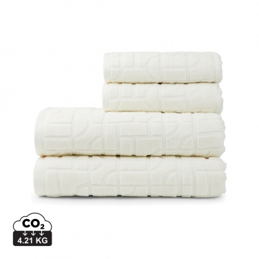Logo trade promotional gift photo of: VINGA Verso OCS organic cotton towel, 4 pcs set