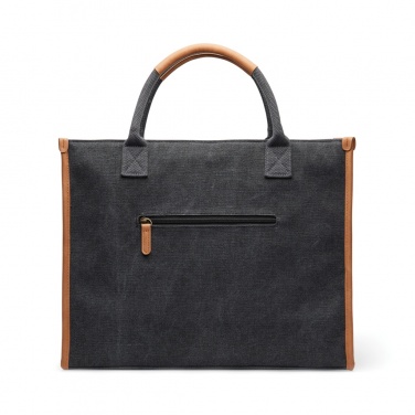 Logo trade corporate gift photo of: VINGA Bosler RCS recycled canvas office tote
