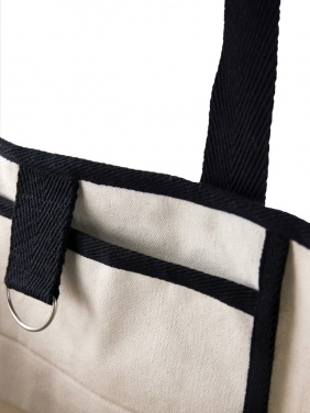 Logo trade promotional merchandise image of: VINGA Volonne AWARE™ recycled canvas beach bag