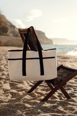 Logotrade promotional items photo of: VINGA Volonne AWARE™ recycled canvas beach bag