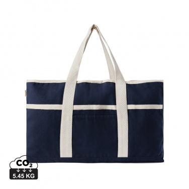 Logo trade promotional gift photo of: VINGA Volonne AWARE™ recycled canvas beach bag