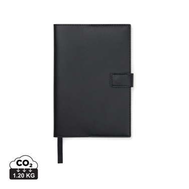 Logo trade promotional merchandise photo of: VINGA Timo PU RCS RPET notebook