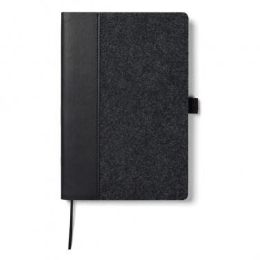 Logotrade promotional giveaway image of: VINGA Albon GRS recycled felt notebook