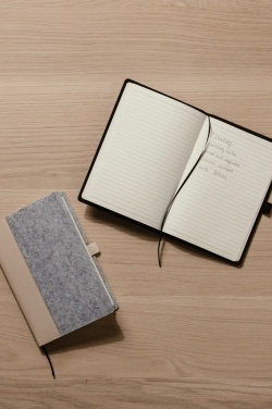 Logotrade promotional item picture of: VINGA Albon GRS recycled felt notebook
