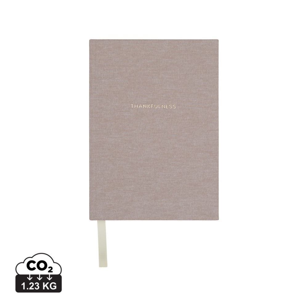 Logotrade advertising product image of: VINGA Thankfulness GRS recycled paper journal