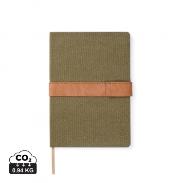 Logo trade promotional gifts image of: VINGA Bosler RCS recycled paper notebook
