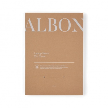 Logotrade promotional merchandise photo of: VINGA Albon GRS recycled felt 15" laptop sleeve