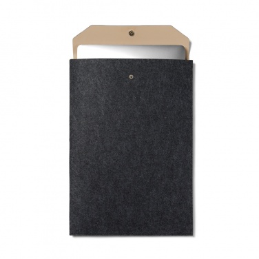 Logo trade corporate gifts image of: VINGA Albon GRS recycled felt 17" laptop sleeve