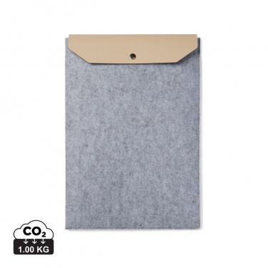 Logo trade promotional products image of: VINGA Albon GRS recycled felt 17" laptop sleeve