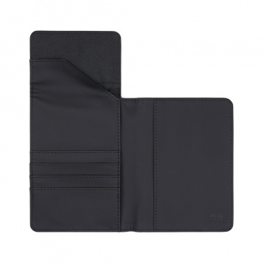 Logo trade promotional product photo of: VINGA Baltimore RCS recycled polyester RFID passport cover