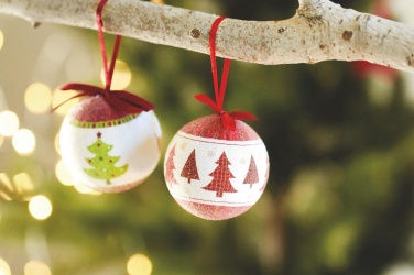 Logotrade promotional product picture of: Christmas bauble in gift box