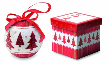 Logo trade promotional products image of: Christmas bauble in gift box