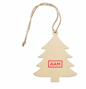 Logotrade corporate gift picture of: Wooden Tree shaped hanger