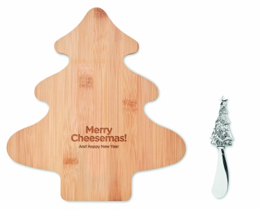 Logotrade promotional merchandise picture of: Cheese board set in bamboo Essen
