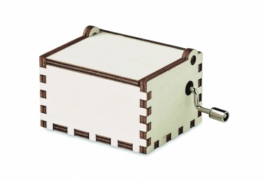 Logo trade corporate gift photo of: Wooden Christmas music box