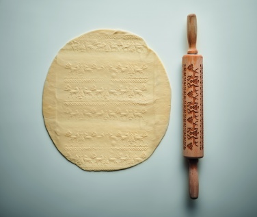 Logo trade promotional merchandise photo of: Christmas pastry wooden rolling