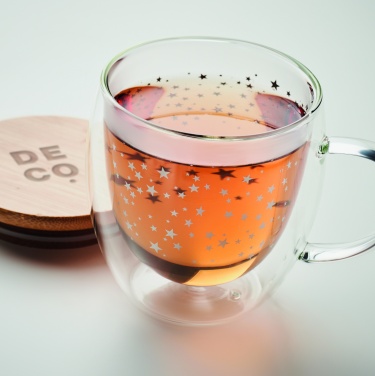 Logo trade promotional items picture of: Double wall borosilicate mug