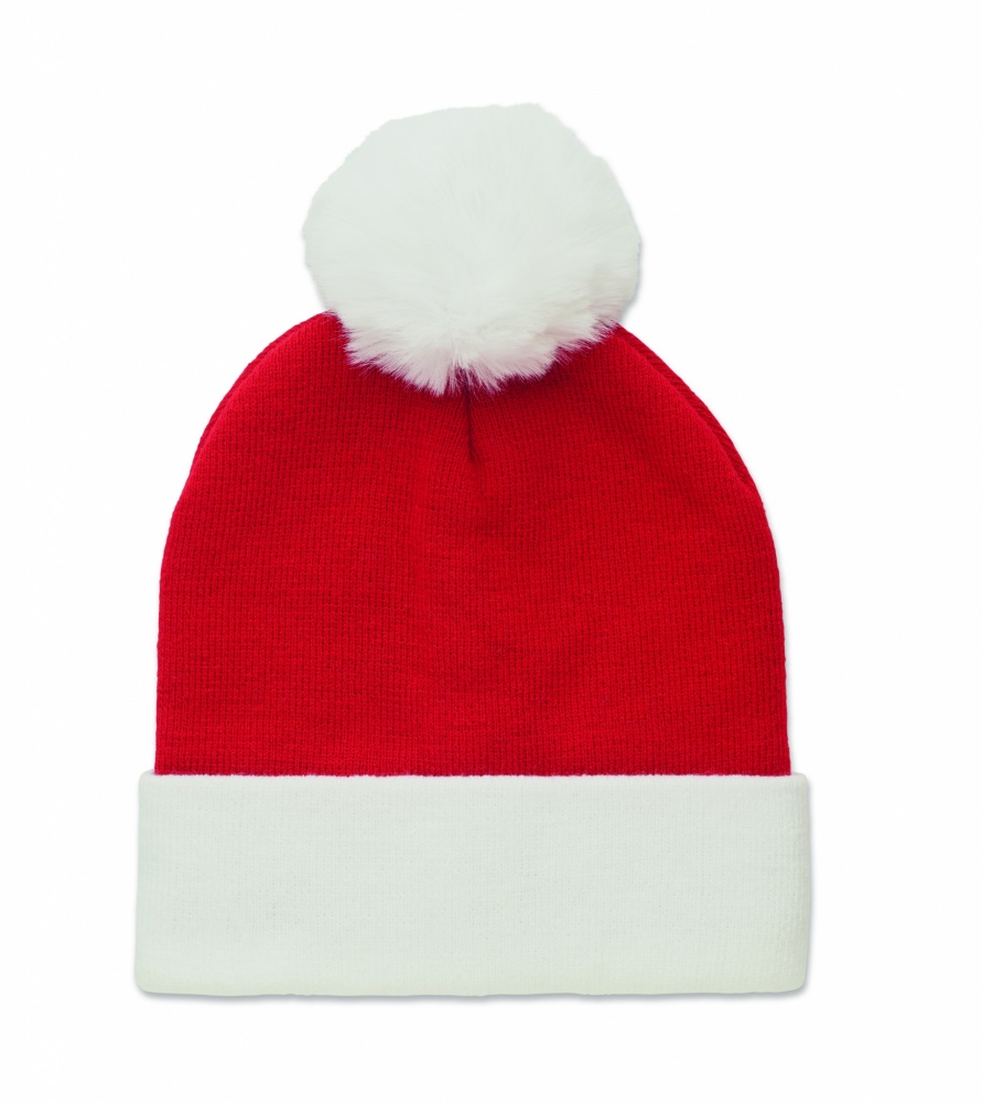Logo trade promotional item photo of: Christmas knitted beanie