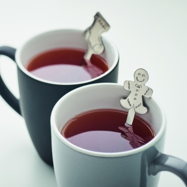 Logo trade promotional merchandise image of: Set of 4 Christmas tea spoon