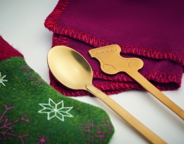 Logotrade promotional merchandise picture of: Christmas dessert cutlery set