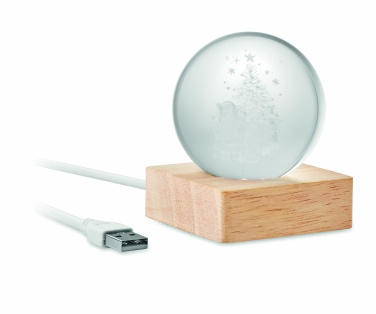 Logotrade promotional merchandise image of: Christmas LED crystal ball