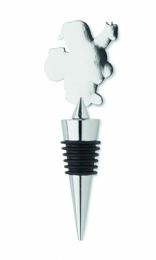 Logo trade promotional giveaways picture of: Bottle stopper Christmas motif